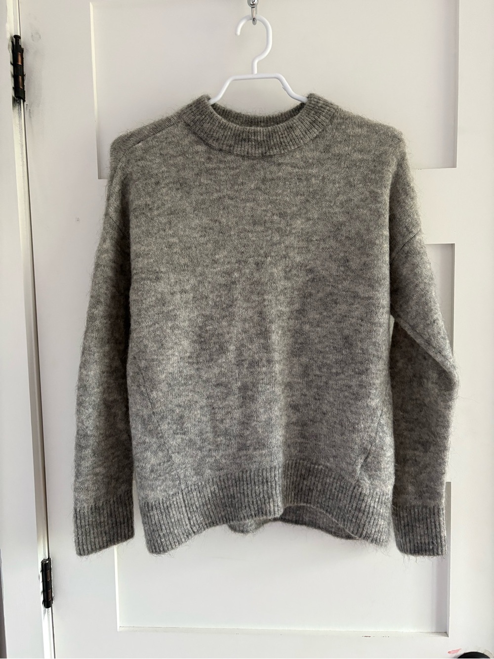 H&M grey mohair sweater size XS
